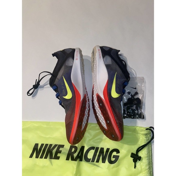 Size 13 - Nike Zoom Victory 5 XC Black Bright Crimson Volt 2020 - Picture 3 of 5